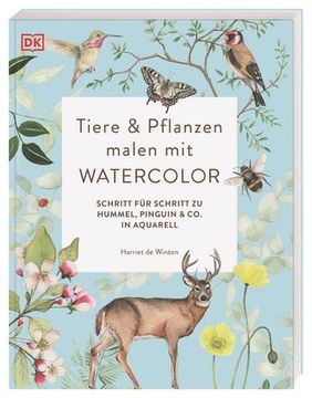 portada Tiere und Pflanzen Malen mit Watercolor (en Alemán)