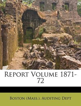 portada report volume 1871-72 (en Inglés)