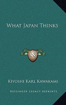 portada what japan thinks (en Inglés)