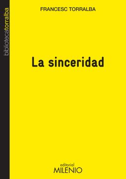 portada La Sinceridad (Biblioteca Torralba) (in Spanish)