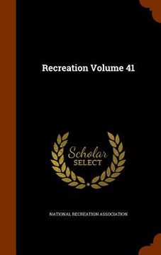 portada Recreation Volume 41 (in English)
