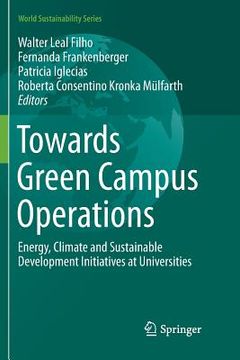 portada Towards Green Campus Operations: Energy, Climate and Sustainable Development Initiatives at Universities (en Inglés)
