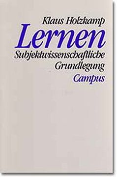 portada Lernen - Subjektwissenschaftliche Grundlegung. (en Alemán)