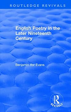portada Routledge Revivals: English Poetry in the Later Nineteenth Century (1933)
