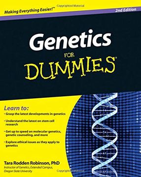 portada Genetics for Dummies (en Inglés)