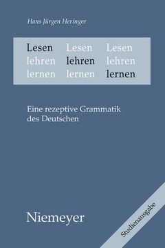 portada Lesen Lehren Lernen: Eine Rezeptive Grammatik des Deutschen (en Alemán)