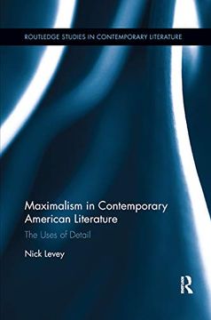 portada Maximalism in Contemporary American Literature: The Uses of Detail (Routledge Studies in Contemporary Literature) 