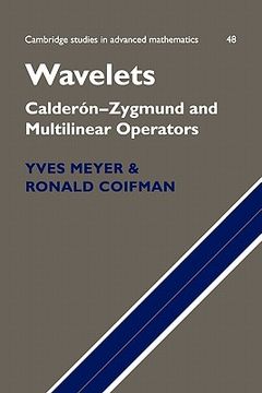 portada Wavelets Paperback: Calderon-Zygmund and Multilinear Operators (Cambridge Studies in Advanced Mathematics) (in English)