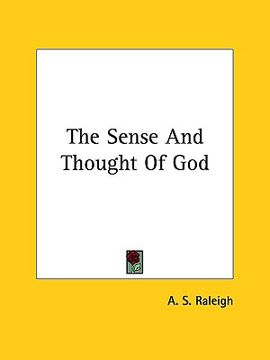 portada the sense and thought of god (en Inglés)
