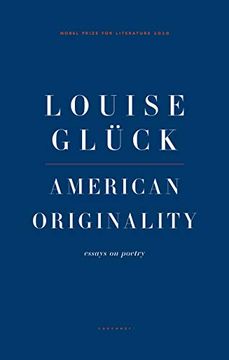 portada American Originality: Essays on Poetry (in English)