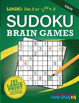 portada Easy Sudoku Brain Games (en Inglés)