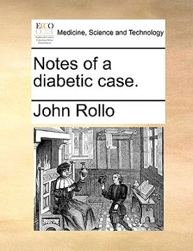 portada notes of a diabetic case. (en Inglés)