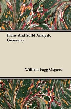 portada plane and solid analytic geometry (en Inglés)