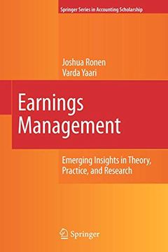portada Earnings Management: Emerging Insights in Theory, Practice, and Research (Springer Series in Accounting Scholarship) 