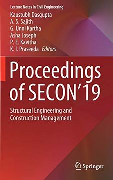 portada Proceedings of Secon'19: Structural Engineering and Construction Management (Lecture Notes in Civil Engineering) (en Inglés)