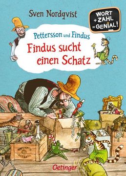portada Pettersson und Findus. Findus Sucht Einen Schatz (en Alemán)