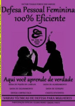 portada Defesa Pessoal Feminina 100% Eficiente (en Portugués)