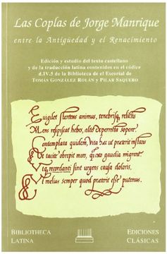 portada Las Coplas de Jorge Manrique: Entre la Antigüedad y el Renacimiento (Bibliotheca Latina)