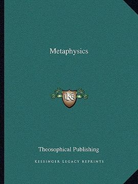 portada metaphysics (en Inglés)