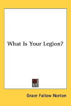 portada what is your legion? (en Inglés)