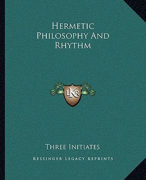 portada hermetic philosophy and rhythm (in English)