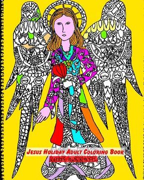 portada Jesus Holiday Adult coloring Book (en Inglés)