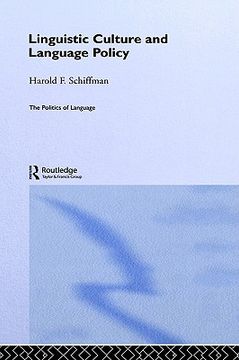 portada linguistic culture and language policy