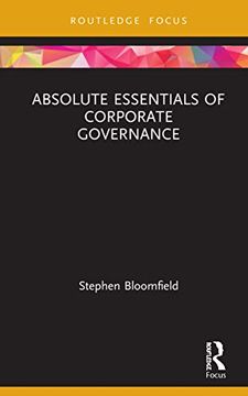 portada Absolute Essentials of Corporate Governance (Absolute Essentials of Business and Economics) (en Inglés)