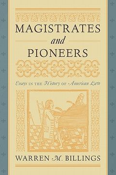 portada magistrates and pioneers (en Inglés)