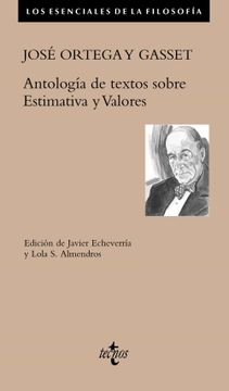 portada Antología de Textos Sobre Estimativa y Valores (Filosofía - los Esenciales de la Filosofía)