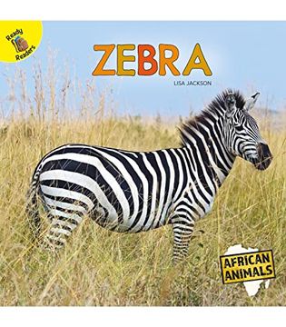 portada Rourke Educational Media African Animals Zebra Reader (en Inglés)