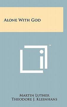 portada alone with god (en Inglés)