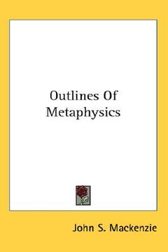 portada outlines of metaphysics (en Inglés)