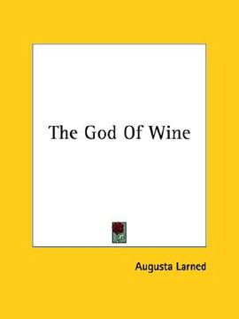 portada the god of wine (en Inglés)