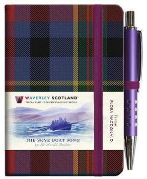 portada The Skye Boat Song Tartan Not (Mini With Pen) (Waverley Scotland Tartan Cloth Commonplace Not) (in English)