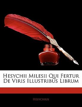portada Hesychii Milesii Qui Fertur de Viris Illustribus Librum