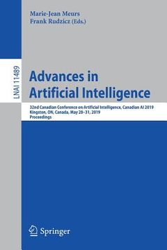 portada Advances in Artificial Intelligence: 32nd Canadian Conference on Artificial Intelligence, Canadian AI 2019, Kingston, On, Canada, May 28-31, 2019, Pro