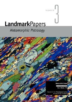 portada landmark papers 3: metamorphic petrology