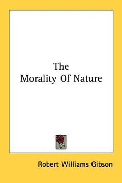 portada the morality of nature (en Inglés)