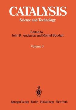 portada catalysis: science and technology (en Inglés)