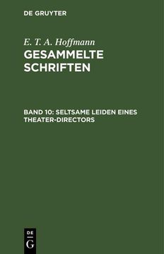 portada Seltsame Leiden Eines Theater-Directors (in German)