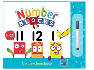 portada Numberblocks 11-20: A Wipe-Clean Book (en Inglés)