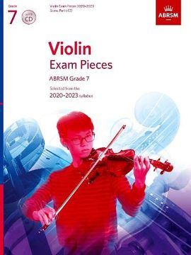 portada Violin Exam Pieces 2020-2023, Abrsm Grade 7, Score, Part & cd: Selected From the 2020-2023 Syllabus (Abrsm Exam Pieces) 