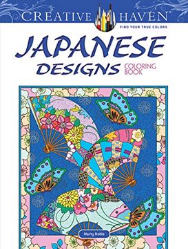 portada Creative Haven Japanese Designs Coloring Book (Adult Coloring) (en Inglés)