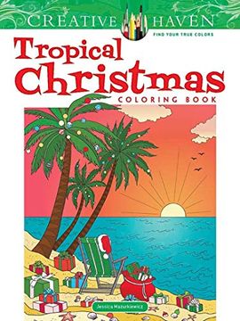 portada Creative Haven Tropical Christmas Coloring Book 