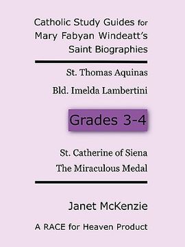 portada race for heaven's catholic study guides for mary fabyan windeatt's saint biographies: grades 3 and 4 (in English)
