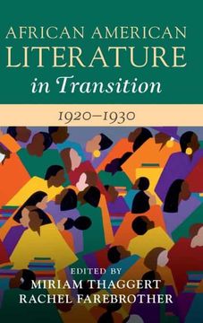 portada African American Literature in Transition, 1920-1930 (en Inglés)