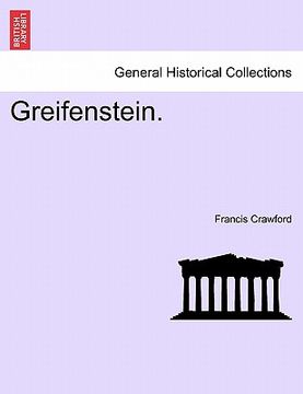 portada greifenstein. vol. ii (en Inglés)