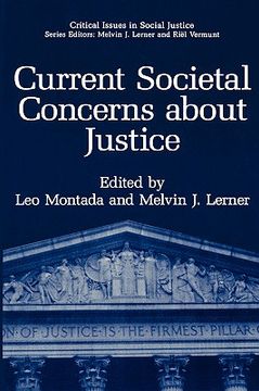 portada Current Societal Concerns About Justice (en Inglés)