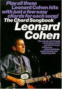 portada Leonard Cohen The Chord Songbook Melody Lyrics and Chords Book